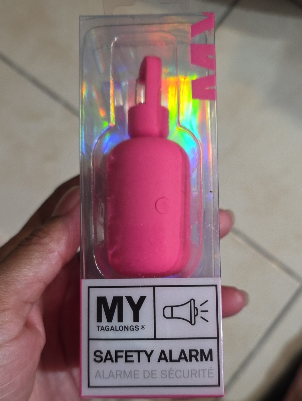 MY Tagalongs Pink Personal Safety Alarm